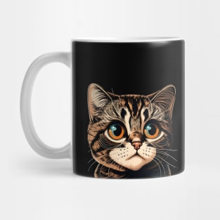 Funny Sad Cat Face Lover - Love Cats Mug